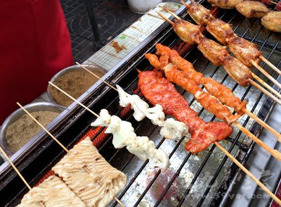 煙熏、烘烤食物