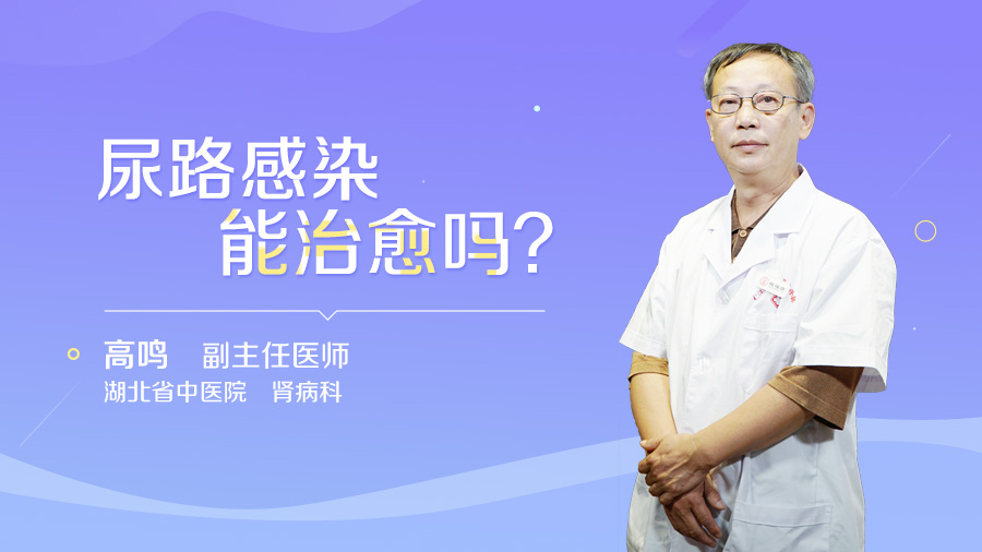 尿路感染能治愈吗