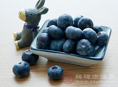蓝莓中含有一种特别色素