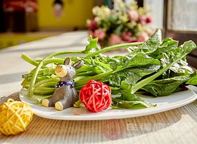 经常吃菠菜能够起到通肠导便、防治痔疮的效果