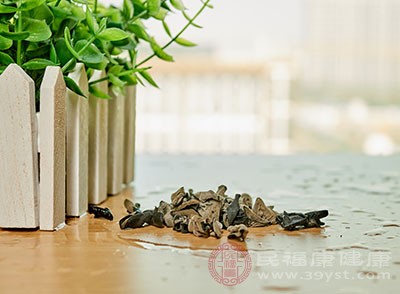 将白菜帮煸炒1-2分钟，下入木耳翻炒均匀