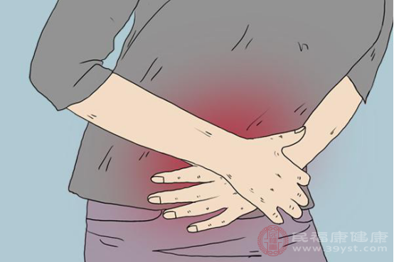 男生腹部左下方处在结肠部位，如果发生疼痛的症状，考虑是结肠炎导致