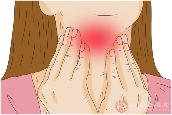 人们在出现喉咙下脖子窝堵得慌情况肯定属于异常现象