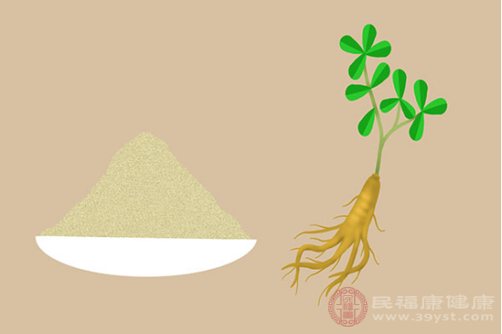 三七粉是属于根茎类植物，是可以直接作用于肝脏和脾胃经络