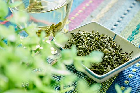 绿茶是未经发酵的茶叶，是中国主要的几种茶类之一