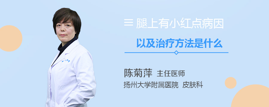 腿上有小红点病因以及治疗方法是什么