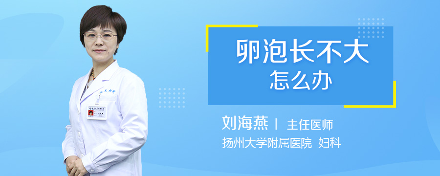 卵泡长不大怎么办