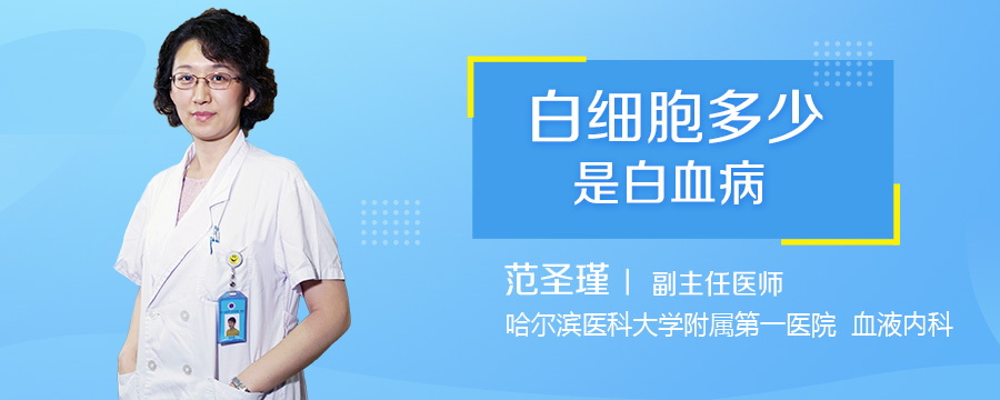 白细胞多少是白血病