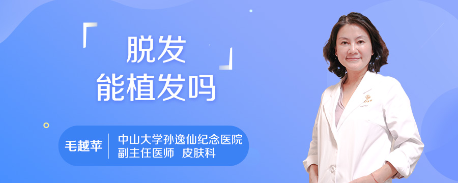 脱发能植发吗