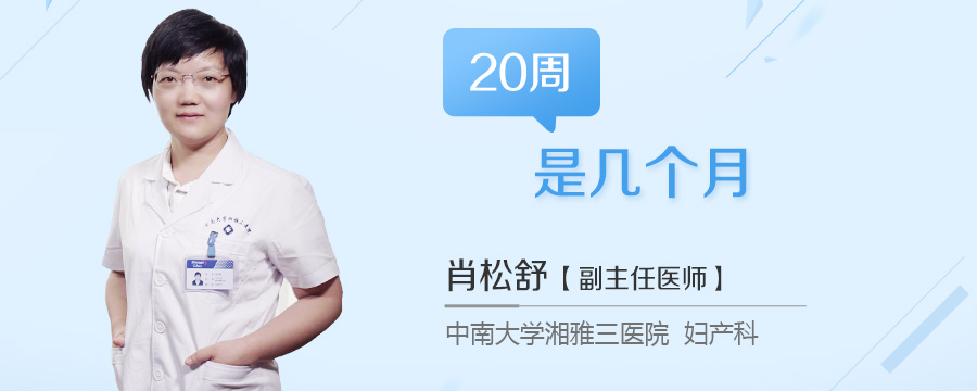 20周是几个月