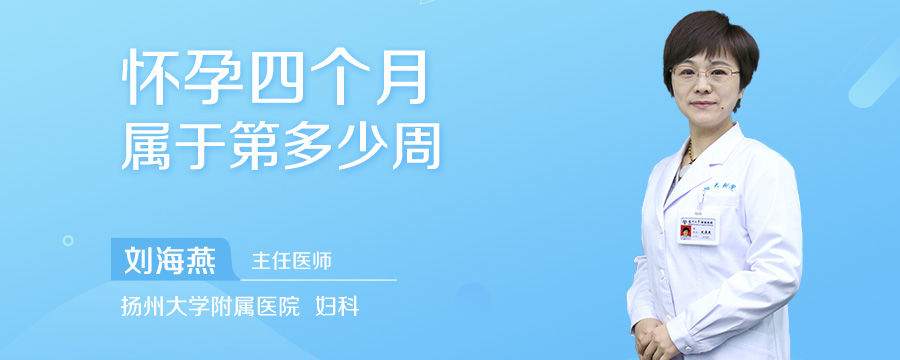 怀孕四个月属于第多少周