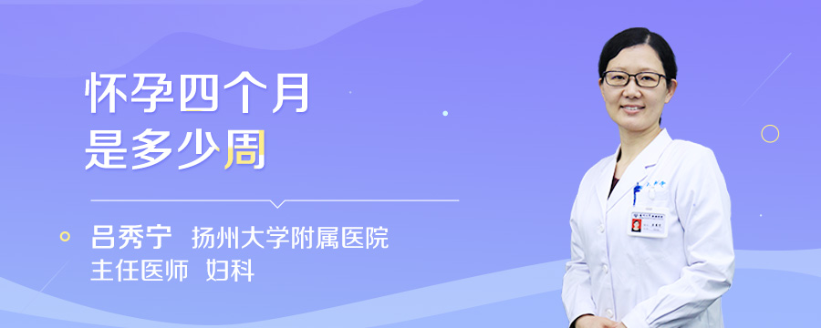 怀孕四个月是多少周