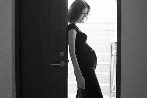 胎位低的孕妇照片图片