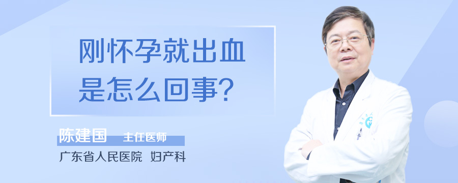 刚怀孕就出血是怎么回事