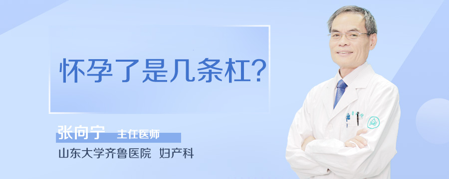 怀孕了是几条杠