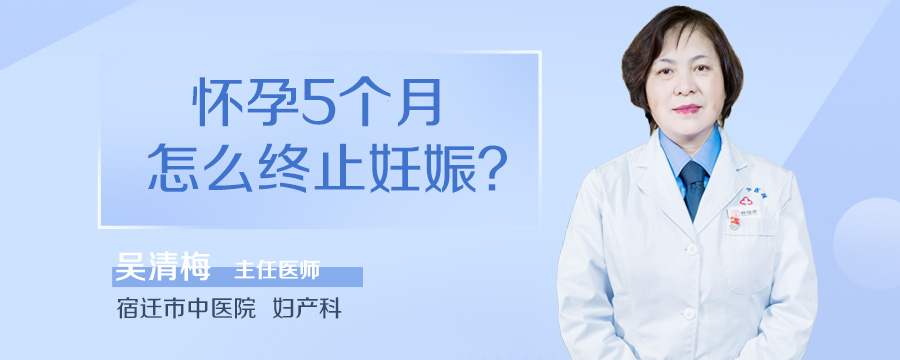 怀孕5个月怎么终止妊娠