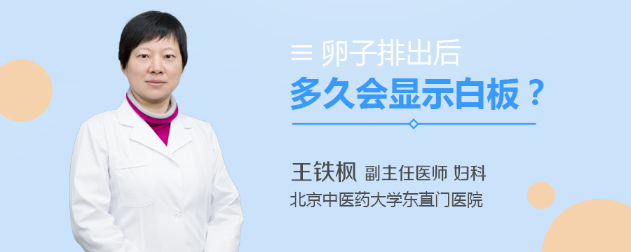 卵子排出后多久会显示白板