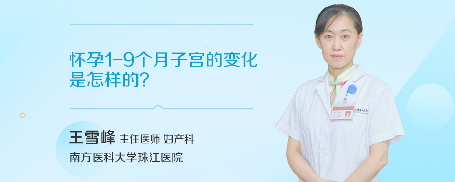 怀孕1-9个月子宫的变化是怎样的