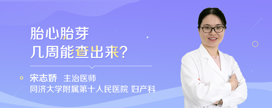 胎心胎芽几周能查出来