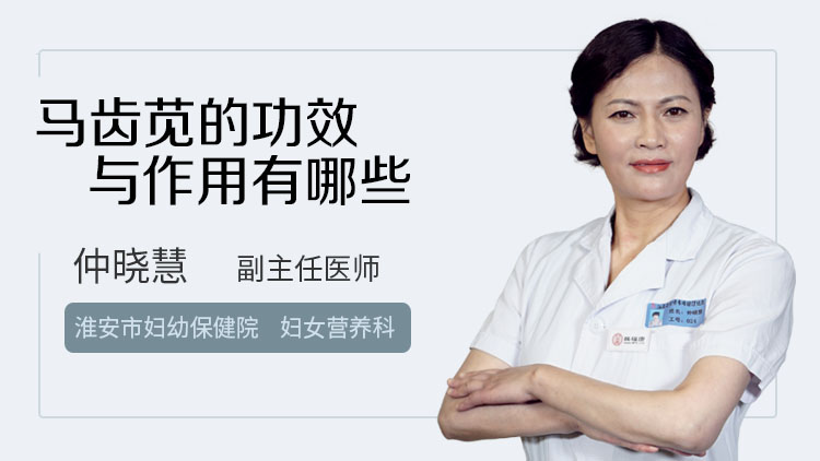 马齿苋的功效与作用有哪些