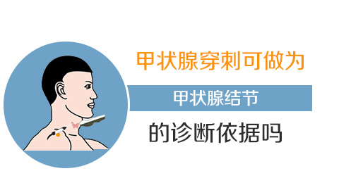 甲状腺穿刺可做为甲状腺结节的诊断依据吗