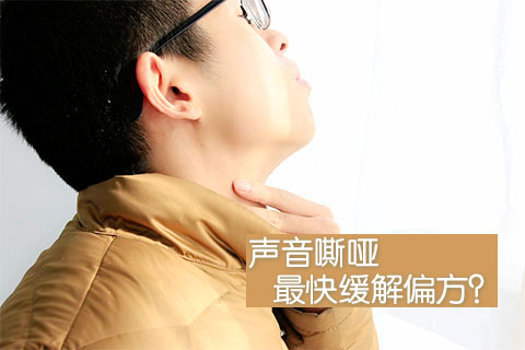声音嘶哑最快缓解偏方