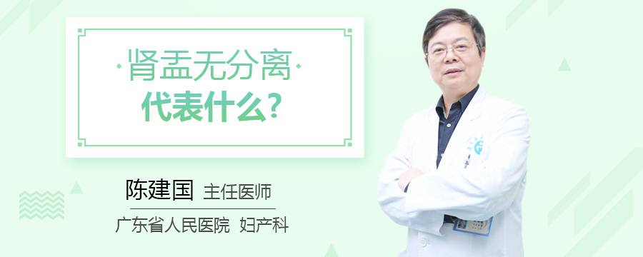 肾盂无分离代表什么