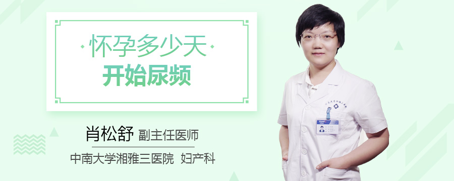 怀孕多少天开始尿频