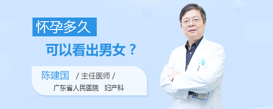 怀孕多久可以看出男女