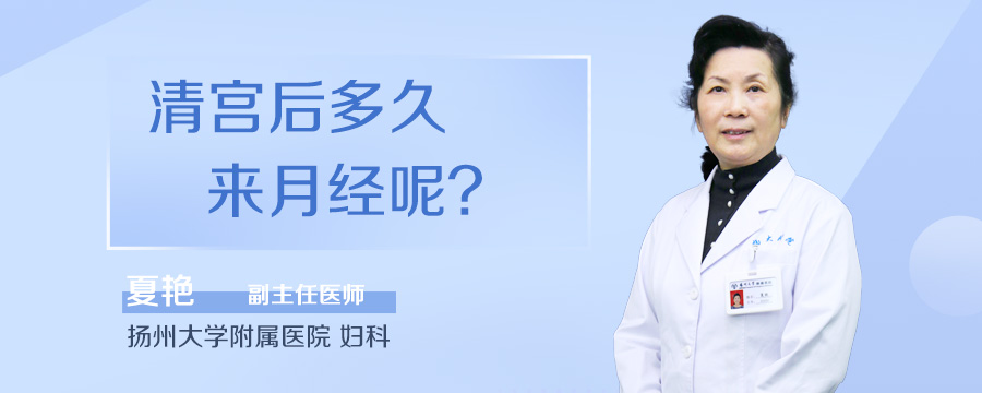 清宫后多久来月经呢