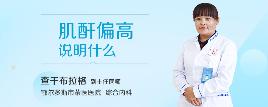 肌酐偏高说明什么