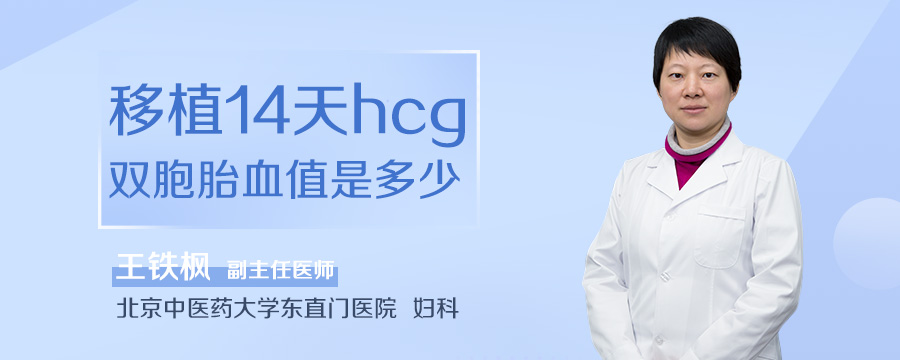 移植14天hcg双胞胎血值是多少