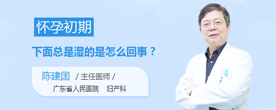 怀孕初期下面总是湿的是怎么回事