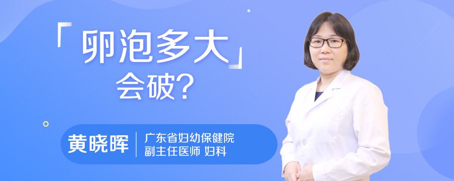 卵泡多大会破