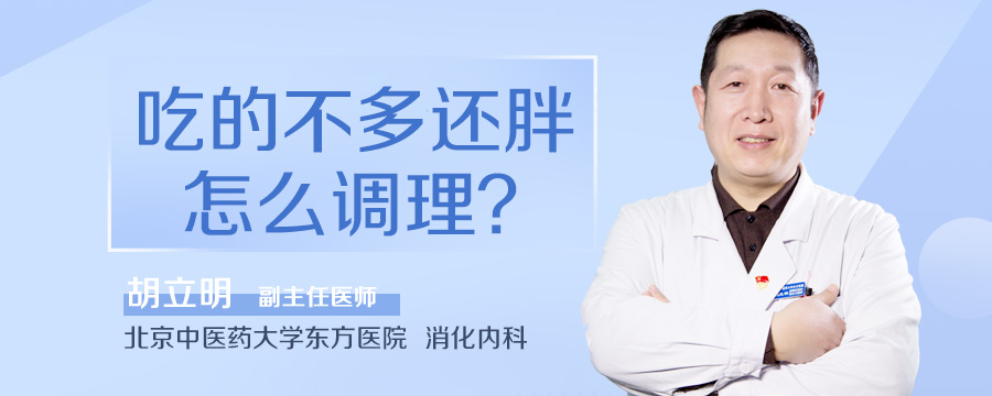 吃的不多还胖怎么调理