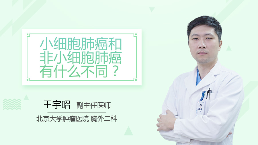 小细胞肺癌和非小细胞肺癌有什么不同