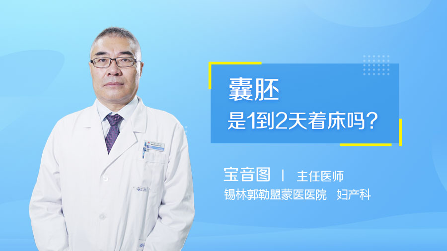 囊胚是1到2天着床吗