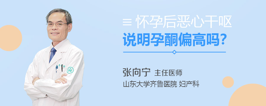 怀孕后恶心干呕说明孕酮偏高吗