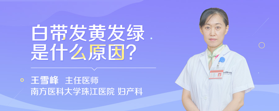 白带发黄发绿是什么原因