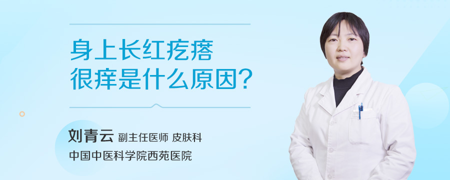 身上长红疙瘩很痒是什么原因