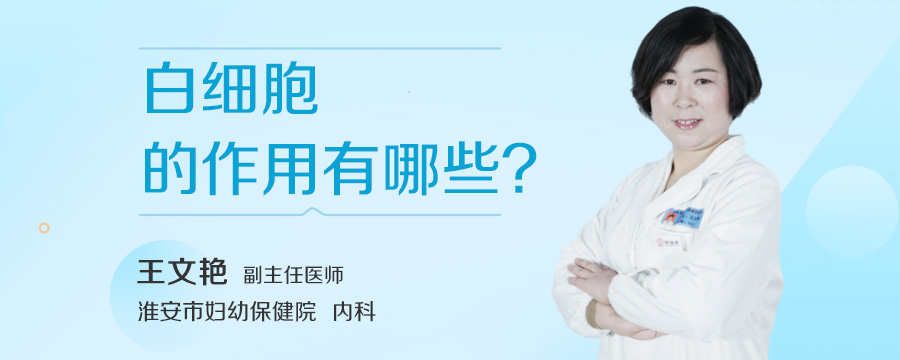 白细胞的作用有哪些