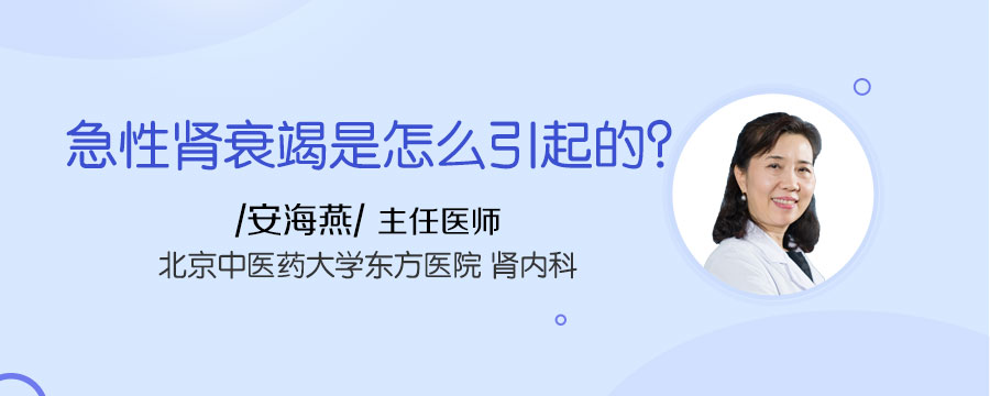 急性肾衰竭是怎么引起的